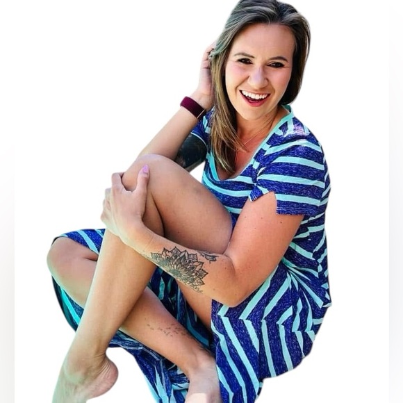 NWT - LuLaRoe Riley Midi Dress - Picture 4 of 8